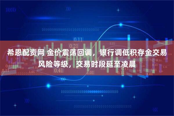 希恩配资网 金价震荡回调,银行调低积存金交易风险等级,交易时段延至凌晨