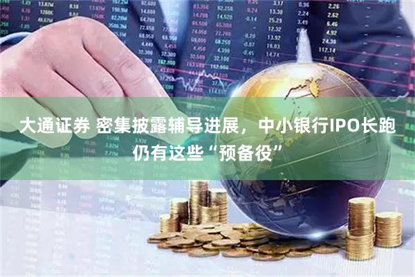 大通证券 密集披露辅导进展，中小银行IPO长跑仍有这些“预备役”